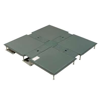 Order from china direct steel raised floor office buildings catching-groove slotted panel with low price