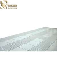 steel perforated access floor with no foaming filler